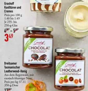 Galeria Markthalle Grashoff Konfituren u. Cremes 250g Angebot