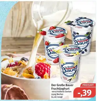 Feneberg Der Große Bauer Fruchtjoghurt Angebot