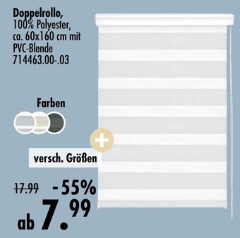 Möbel Boss Doppelrollo Angebot