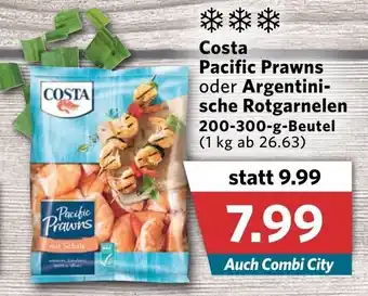 Combi Costa Pacific Prawns oder Argentinische Rotgarnelen 200-300g Beutel Angebot