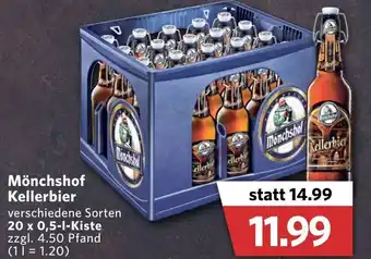 Combi Mönchshof Kellerbier 20x0,5L Kiste Angebot