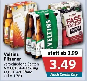 Combi Veltins Pilsener 6x0,33L Packung Angebot