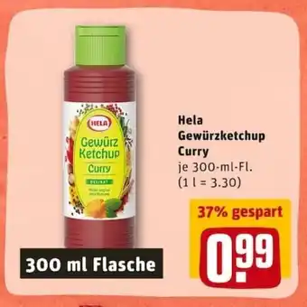 REWE City Hela Gewürzketchup Curry 300ml Angebot