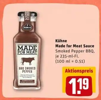 REWE City Kühne Made for Meat Sauce 235ml Angebot