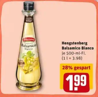 REWE City Hengstenberg Balsamico Bianco 500ml Angebot