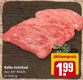 REWE City Kalbs-Schnitzel 100g Angebot