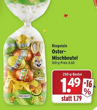 Wasgau Riegelein Ostermischbeutel 250g Beutel Angebot