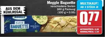 Hit Meggle Baguette 160g Packung Angebot