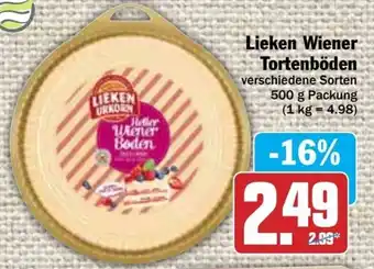 Hit Lieken Wiener Tortenböden 500g Packung Angebot