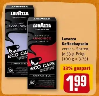 REWE City Lavazza Kaffeekapseln 53g Angebot