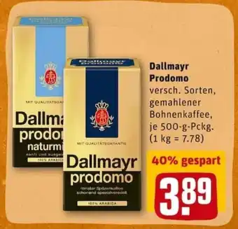 REWE City Dallmayr Prodomo 500g Angebot