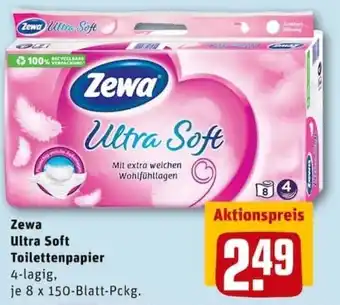 REWE City Zewa Ultra Soft Toilettenpapier Angebot