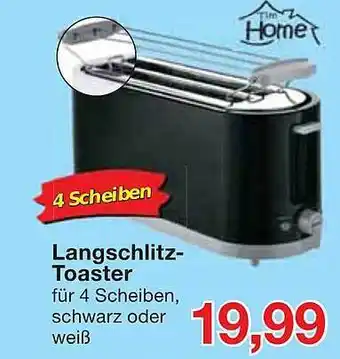 Jawoll Tim Home Langschlitz-toaster Angebot