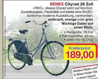 Jawoll Senex Cityrad 28 Zoll Angebot