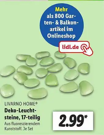 Lidl Livarno Home Deko-leuchtsteine, 17-tlg Angebot