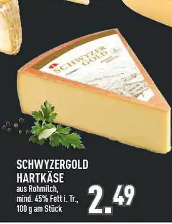 Marktkauf Schwyzergold Hartkäse Angebot