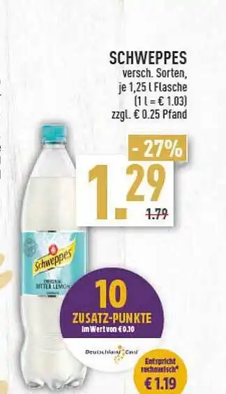 Marktkauf Schweppes Angebot