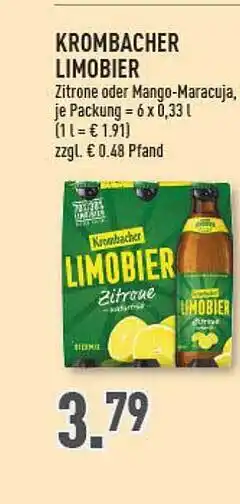 Marktkauf Krombacher Limobier Angebot