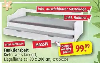 ROLLER Funtionsbett Angebot