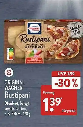 Aldi Nord Original Wagner Rustipani Angebot