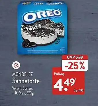 Aldi Nord Mondelez Sahnetorte Angebot