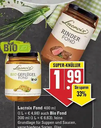 Edeka Lacroix Fond Auch Bio Fond Angebot