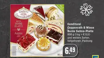 Edeka Conditorei Coppenrath & Wiese Bunte Sahne-platte Angebot