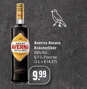 Edeka Averna Amaro Kräuterlikör Angebot