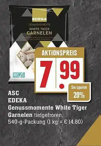 Edeka Asg Edeka Genussmomente White Tiger Garnelen Angebot