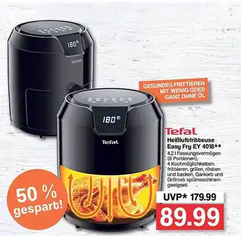 Famila Nord West Tefal Heißluftfritteuse Easy Fry Ey 4018 Angebot