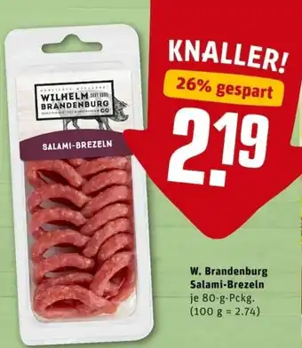 REWE City W. Brandenburg Salami-Brezeln 80g Angebot