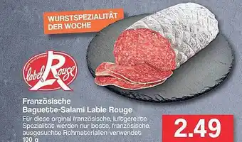 Famila Nord West Label Rouge Französische Baguette-salami Angebot