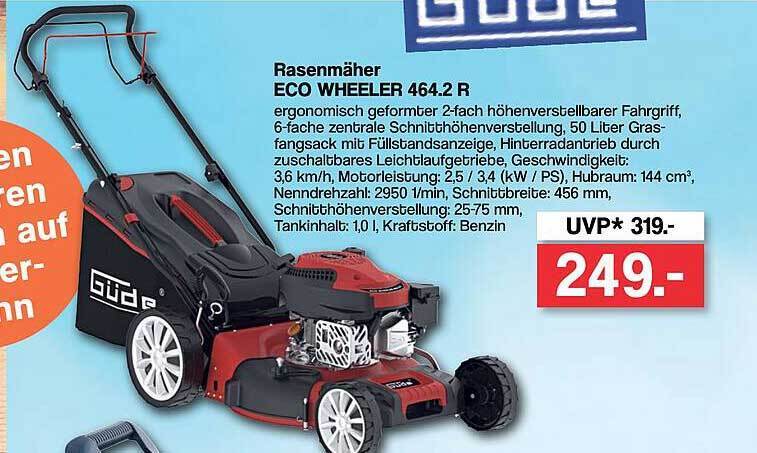 Rasenmäher Eco Wheeler 464.2 R Güde Angebot bei Famila Nord West