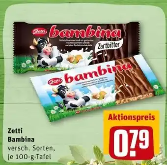 REWE City Zetti Bambina 100g Angebot