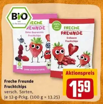 REWE City Freche Freunde Fruchchips 12g Angebot