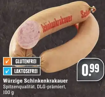 Edeka Neukauf Würzige Schinkenkrakauer 100g Angebot