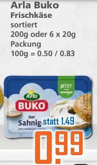 Klaas und Kock Arla Buko Frischkäse Sortiert 200g oder 6x20g Angebot