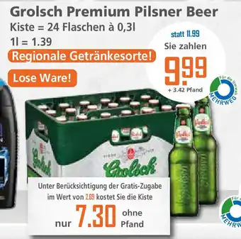 Klaas und Kock Grolsch Premium Pilsner Beer 0,3L Angebot