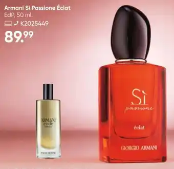 Galeria Armani Sì Passione Éclat EdP, 50 ml Angebot