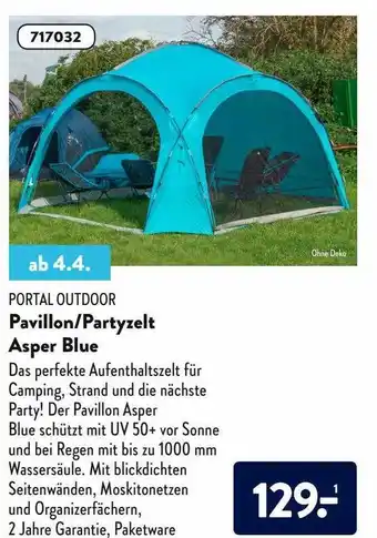 Aldi Nord Portal Outdoor Pavillon Oder Partyzelt Asper Blue Angebot