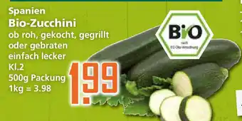 Klaas und Kock Spanien Bio Zucchini 500g Angebot