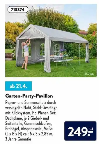 Aldi Nord Garten-party-pavillon Angebot