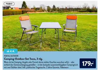 Aldi Nord Portal Outdoor Camping-outdoor-set Tosca 3tlg Angebot