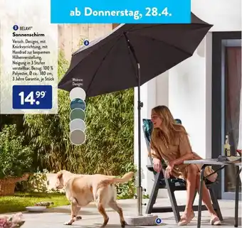 Aldi Süd Belavi Sonnenschirm Angebot