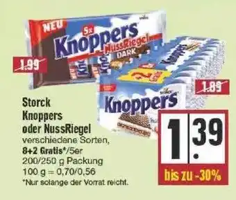 Edeka Storck Knoppers Oder Nussriegel Angebot