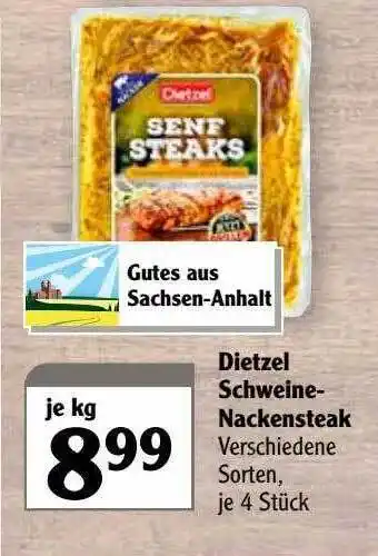 Globus Dietzel Schweine-nackensteak Angebot