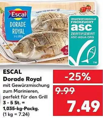 Kaufland Escal Dorade Royal Angebot