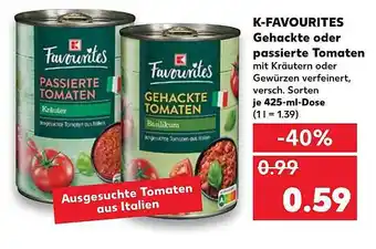 Kaufland K-favourites Gehackte Oder Passierte Tomaten Angebot