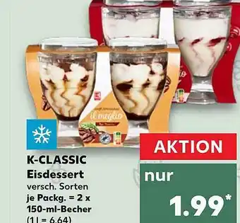 Kaufland K-classic Eisdessert Angebot