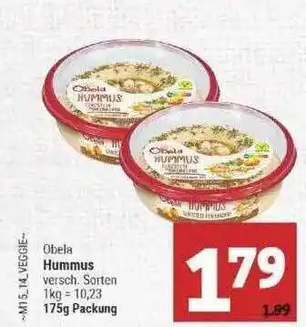 Marktkauf Obela Hummus Angebot